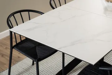 Spisebord Salupa 210x90 cm - Hvid - Møbler - Bord - Spisebord & kjøkkenbord