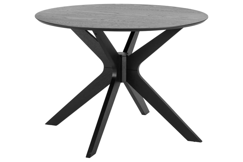 Spisebord Sanae 105 cm Rund - Sort - Møbler - Bord - Spisebord & kjøkkenbord