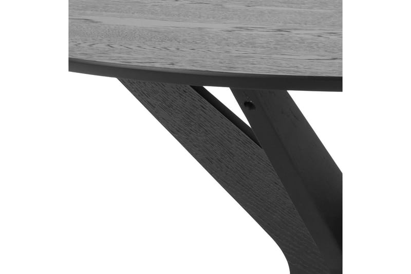 Spisebord Sanae 105 cm Rund - Sort - Møbler - Bord - Spisebord & kjøkkenbord