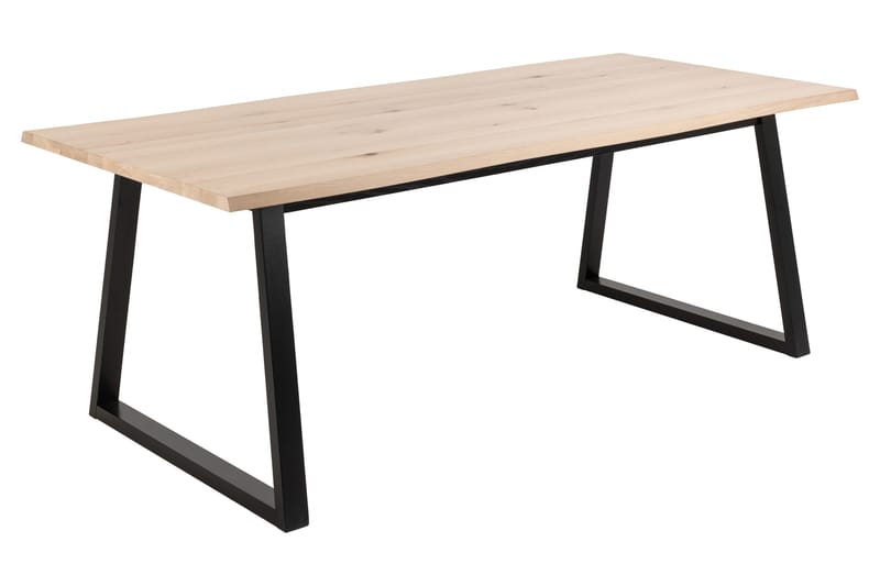 Spisebord Saneha 220x100 cm - Hvid - Spisebord & kj�økkenbord