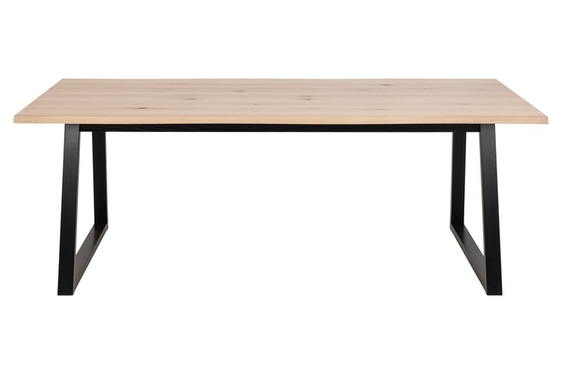 Spisebord Saneha 220x100 cm - Hvid - Spisebord & kjøkkenbord