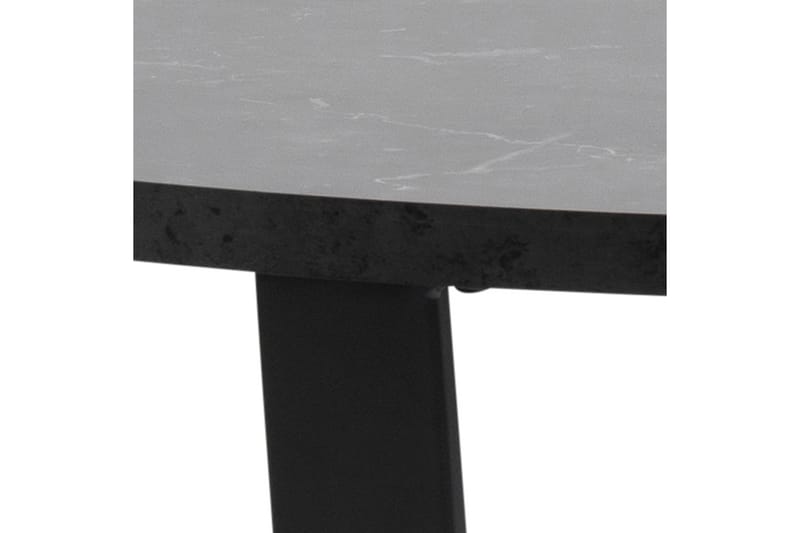 Spisebord Sansi 110 cm Rund - Sort - Møbler - Bord - Spisebord & kjøkkenbord