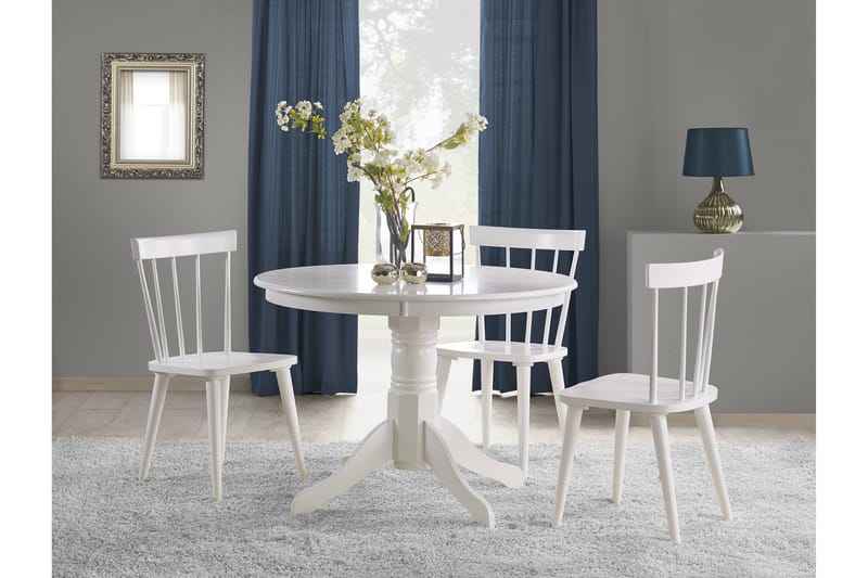 Spisebord Sarita 106 cm - Hvit - Spisebord & kjøkkenbord