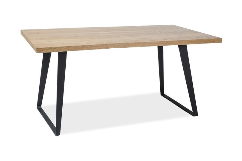 Spisebord Saruro 150 cm - Natur/Svart - Spisebord & kjøkkenbord