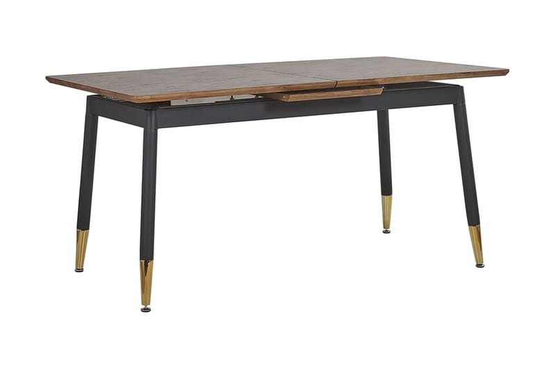 Spisebord Seiad 200 cm - Naturlig / Svart / Gull - Spisebord & kjøkkenbord