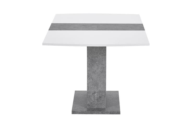 Spisebord Seseli Forlengningsbart 140 cm - Hvit|Grå - Spisebord & kjøkkenbord