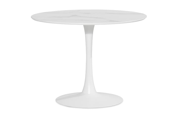 Spisebord Severo 100 cm Rundt - Grå - Spisebord & kjøkkenbord - Marmorbord