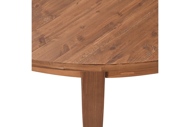 Spisebord Shikamaru 150 cm Rundt - Brun - Spisebord & kjøkkenbord
