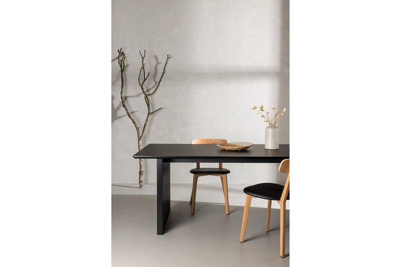 Spisebord Sicharo 200 cm - Svart - Spisebord & kjøkkenbord