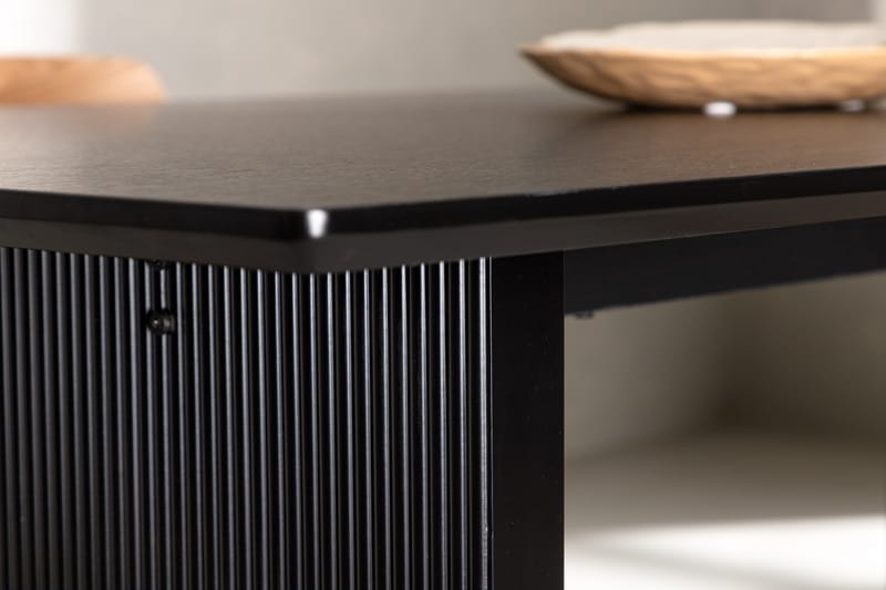 Spisebord Sicharo 200 cm - Svart - Spisebord & kjøkkenbord
