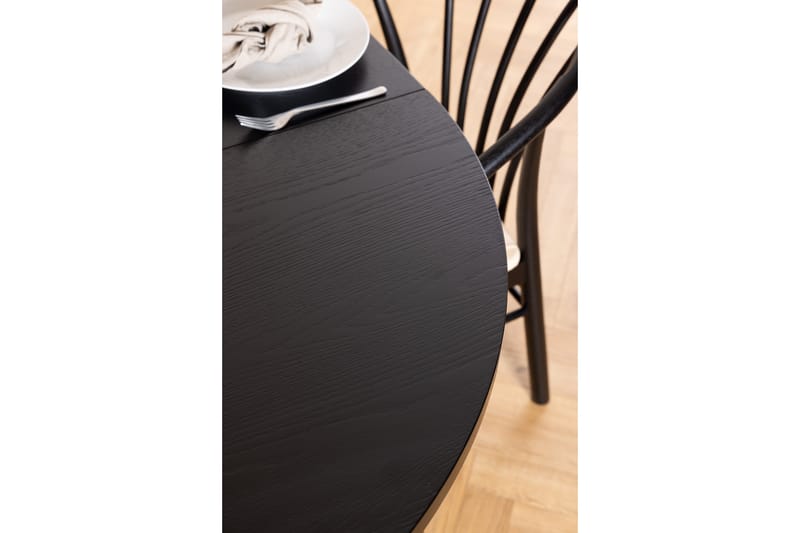 Spisebord Simmadon 120 cm Rund - Sort - Spisebord & kjøkkenbord