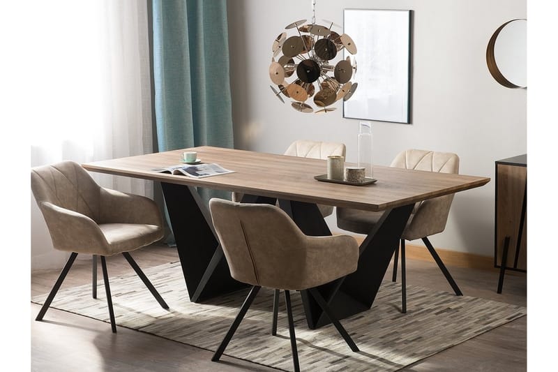 Spisebord Sintra 100 cm - Tre | Natur - Spisebord & kjøkkenbord
