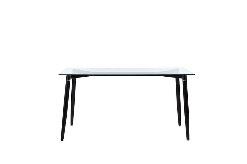 Spisebord Smythe 150 cm - Glass/Svart - Spisebord & kj�økkenbord