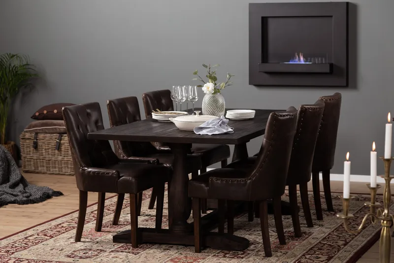 Spisebord Suzon Vintage Alm - Vintage Alm - Møbler - Bord - Spisebord & kjøkkenbord