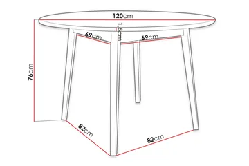 Spisebord - Svart - Møbler - Bord - Spisebord & kjøkkenbord