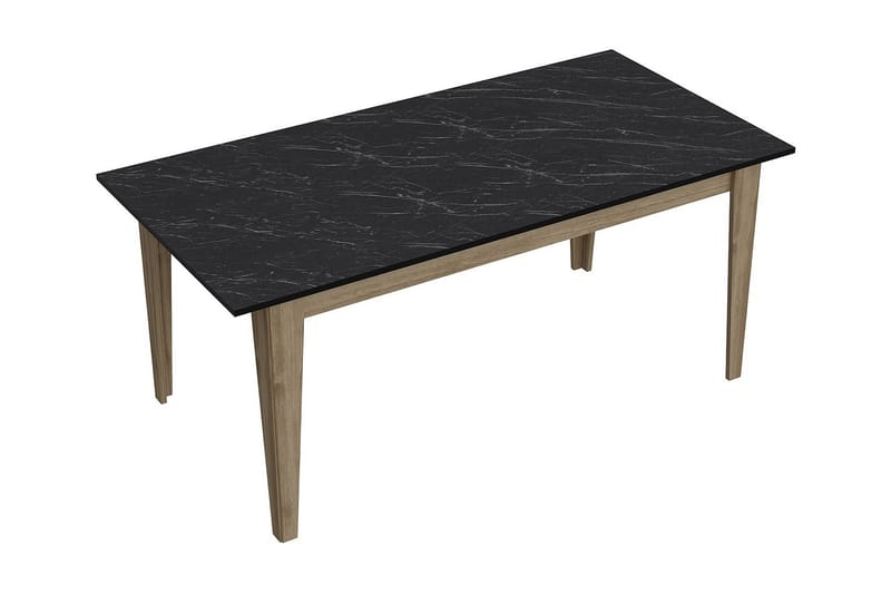 Spisebord Tomoe 180 cm - Valnøtt|Svart - Spisebord & kjøkkenbord