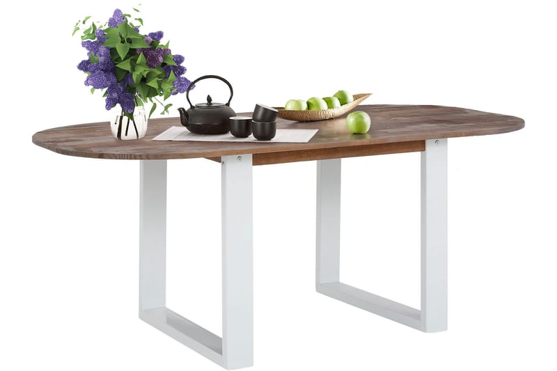 Spisebord Torpa Ovalt 220 cm - Brun - Spisebord & kjøkkenbord