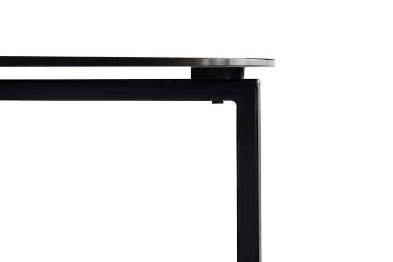 Spisebord Treni 130 cm - Glass/Metall - Spisebord & kjøkkenbord