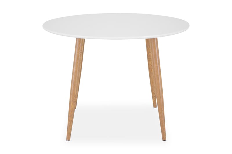 Spisebord Trym 100 cm Rundt - Hvit - Spisebord & kjøkkenbord