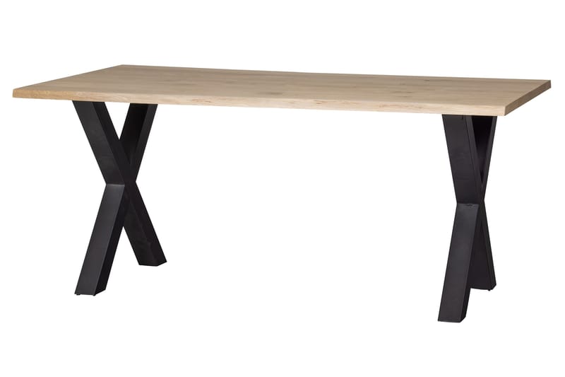 Spisebord Tuor A-Formet Ben 160 cm - Eik / Svart - Spisebord & kjøkkenbord