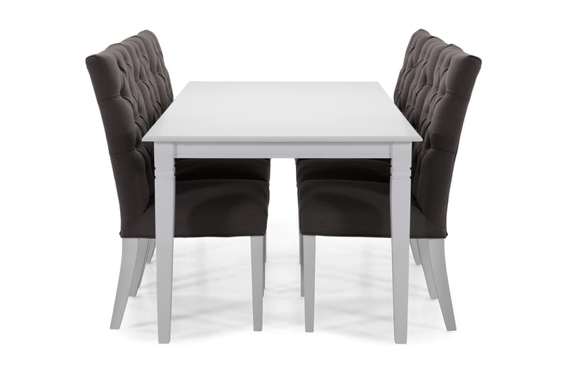 Spisebord Twain 180 cm - Hvit|Grå - Spisebord & kjøkkenbord