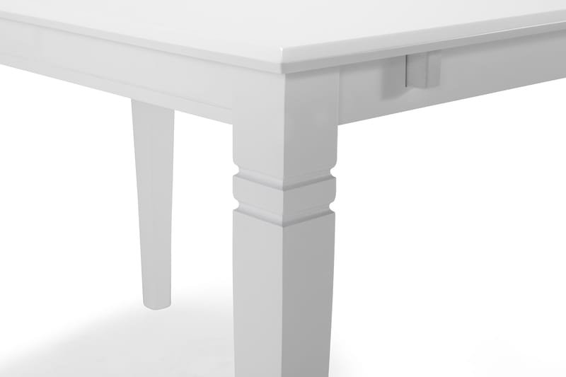 Spisebord Twain Forlengningsbart 200 cm - Hvit - Spisebord & kjøkkenbord