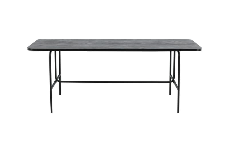 Spisebord Unnao 200 cm - Svart - Spisebord & kjøkkenbord