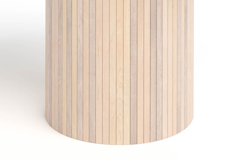 Spisebord Uppveda 106 cm - Lyst hvitlasert eik - Spisebord & kjøkkenbord