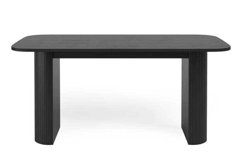 Spisebord Uppveda 160 cm - Svart tre - Spisebord & kjøkkenbord