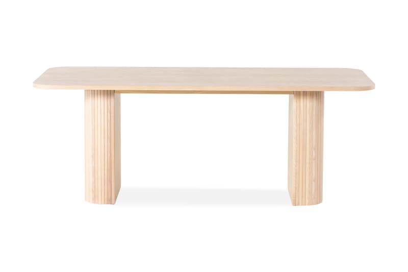 Spisebord Uppveda 200 cm - Lyst hvitlasert eik - Spisebord & kjøkkenbord