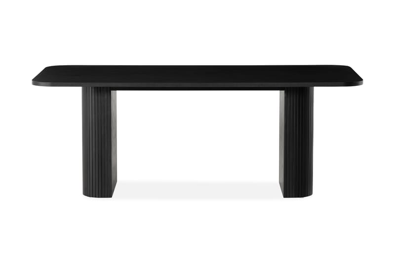 Spisebord Uppveda 200 cm - Svart - Spisebord & kjøkkenbord