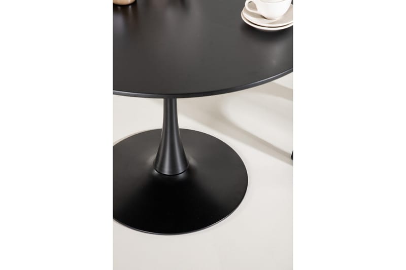 Spisebord Venture Home Glade spisebord 100x74 cm rundt Black - Møbler - Bord - Spisebord & kjøkkenbord