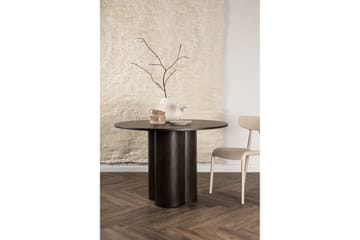 Spisebord Venture Home Olivia spisebord 110 cm rundt Brown 110 cm - Møbler - Bord - Spisebord & kjøkkenbord