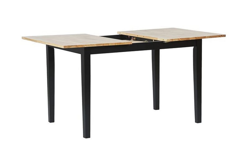 Spisebord Wasola 150 cm Sammenleggbart - Svart/Lysebrun - Sammenleggbart bord - Spisebord & kjøkkenbord