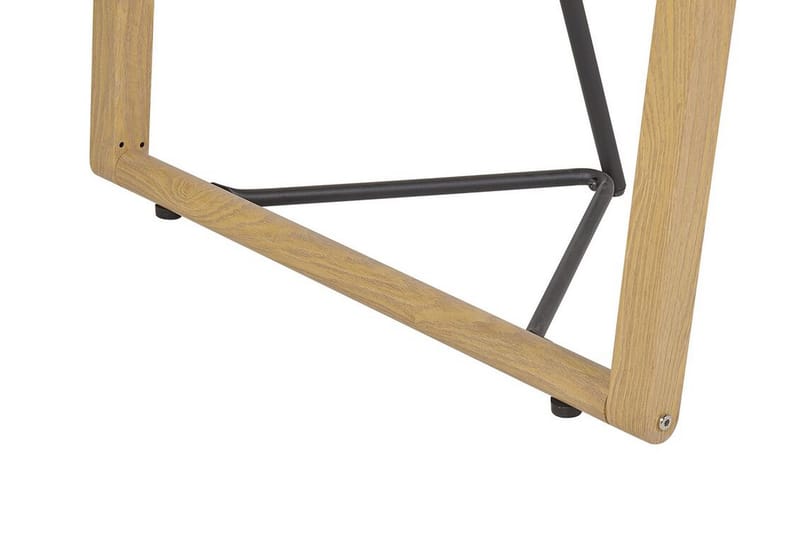Spisebord Wauna 140 cm - Glass/Lysebrun/Svart - Møbler - Bord - Spisebord & kjøkkenbord