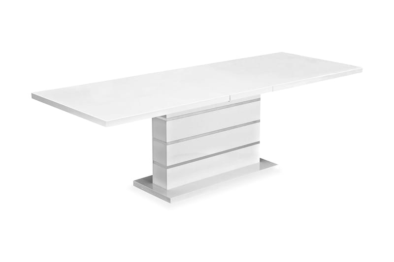 Spisebord Wayne Forlengningsbart 200 cm - Hvit - Spisebord & kjøkkenbord