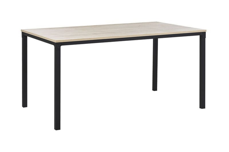 Spisebord Wined 150 cm - Lyst Tre/Svart - Spisebord & kjøkkenbord