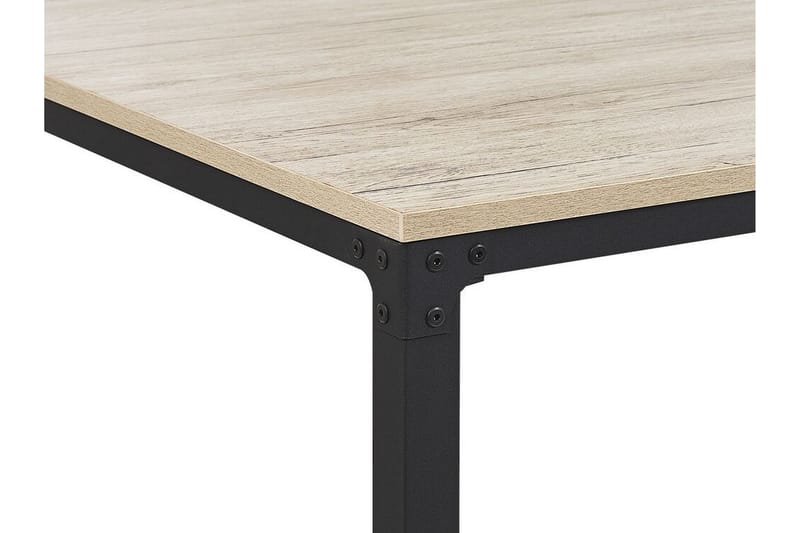 Spisebord Wined 150 cm - Lyst Tre/Svart - Spisebord & kjøkkenbord