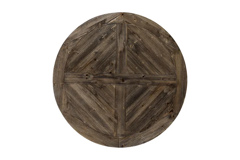 Spisebord Yorkshire 150 cm Runt - Natur/Hvit - Møbler - Bord - Spisebord & kjøkkenbord