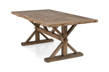 Spisebord Yorkshire Vintage Natur - 200x100 cm - Møbler - Bord - Spisebord & kjøkkenbord
