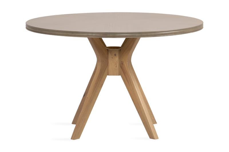 Spisebord Zabala 120 cm Rundt - Hvit - Spisebord & kjøkkenbord