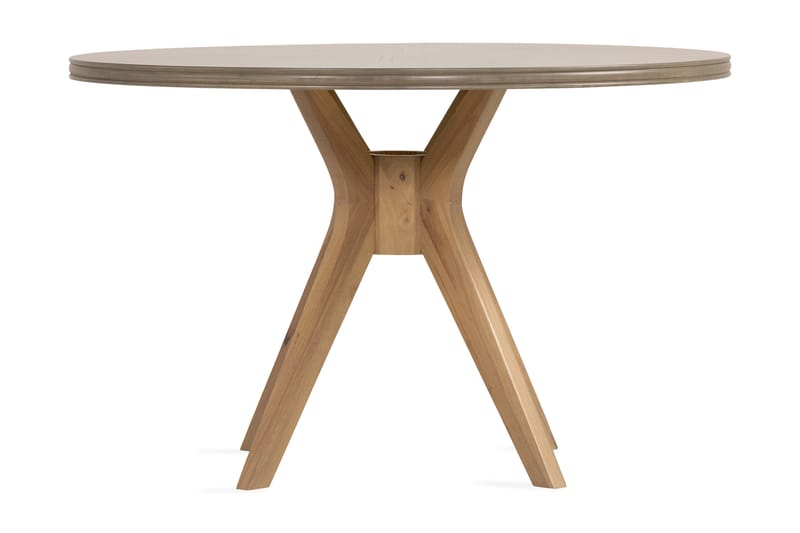 Spisebord Zabala 120 cm Rundt - Hvit - Spisebord & kjøkkenbord