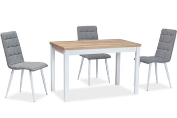 Spisebord Zadam 100 cm - Hvit - Møbler - Bord - Spisebord & kjøkkenbord