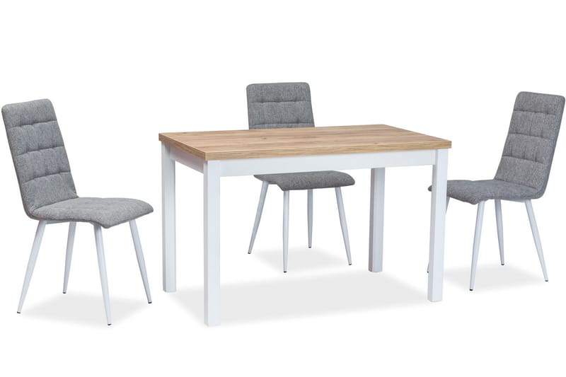 Spisebord Zadam 100 cm - Hvit - Møbler - Bord - Spisebord & kjøkkenbord