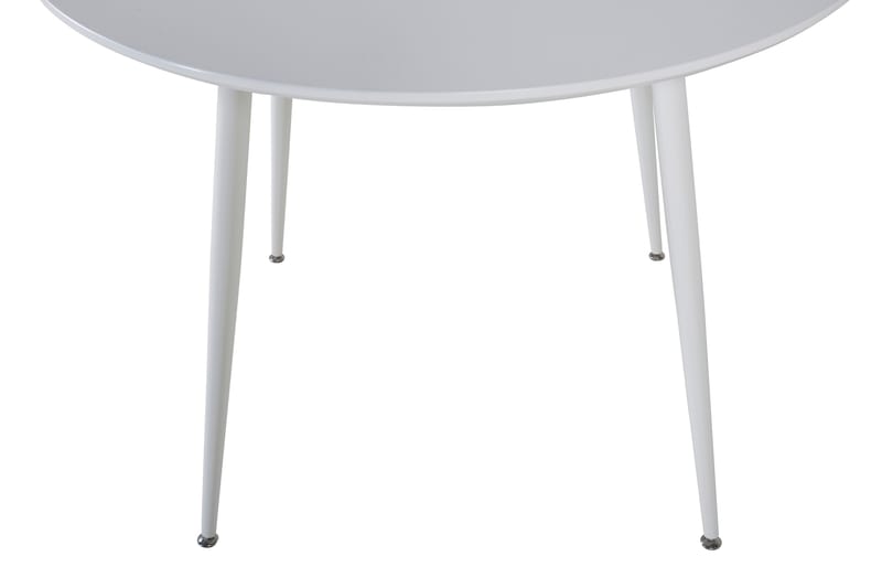 Spisebord Pinilla Rundt - Hvit|Hvit - Spisebord & kjøkkenbord