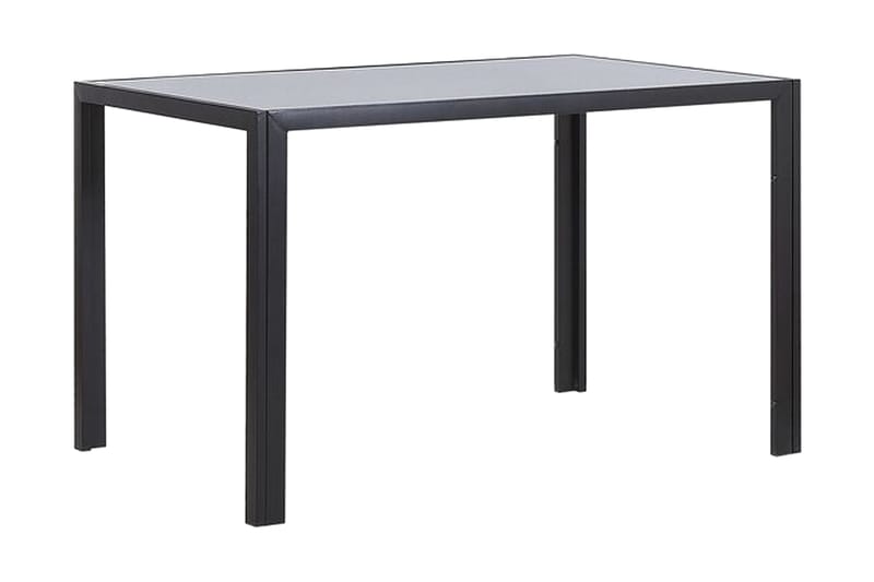 Spisebord Paiao 120 cm - Glasstopp / Svart - Spisebord & kjøkkenbord