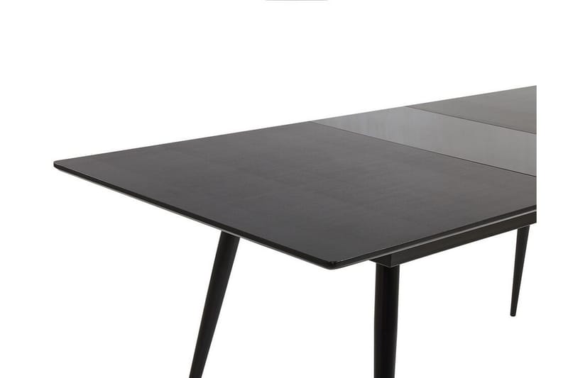 Spisebord Peverel 200 cm Sammenleggbart - Svart - Sammenleggbart bord - Spisebord & kjøkkenbord