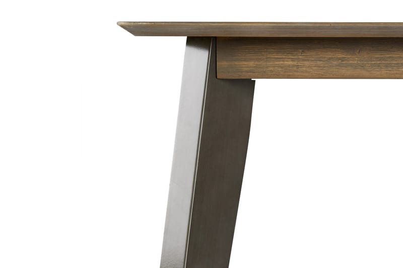 Spisebord Periana Forlengningsbart 200 cm - Brun|Silver - Spisebord & kjøkkenbord