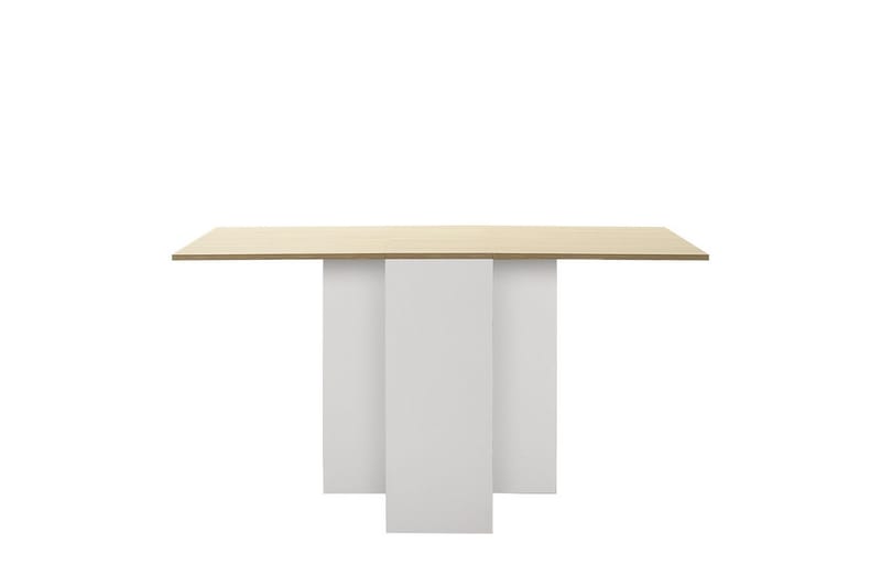 Spisebord Passi 84 cm - Eik/Hvit - Spisebord & kjøkkenbord