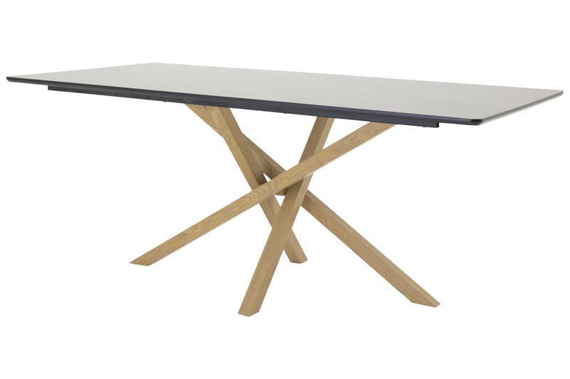 Spisebord Piazza 180x90 cm Svart - Venture Home - Spisebord & kjøkkenbord